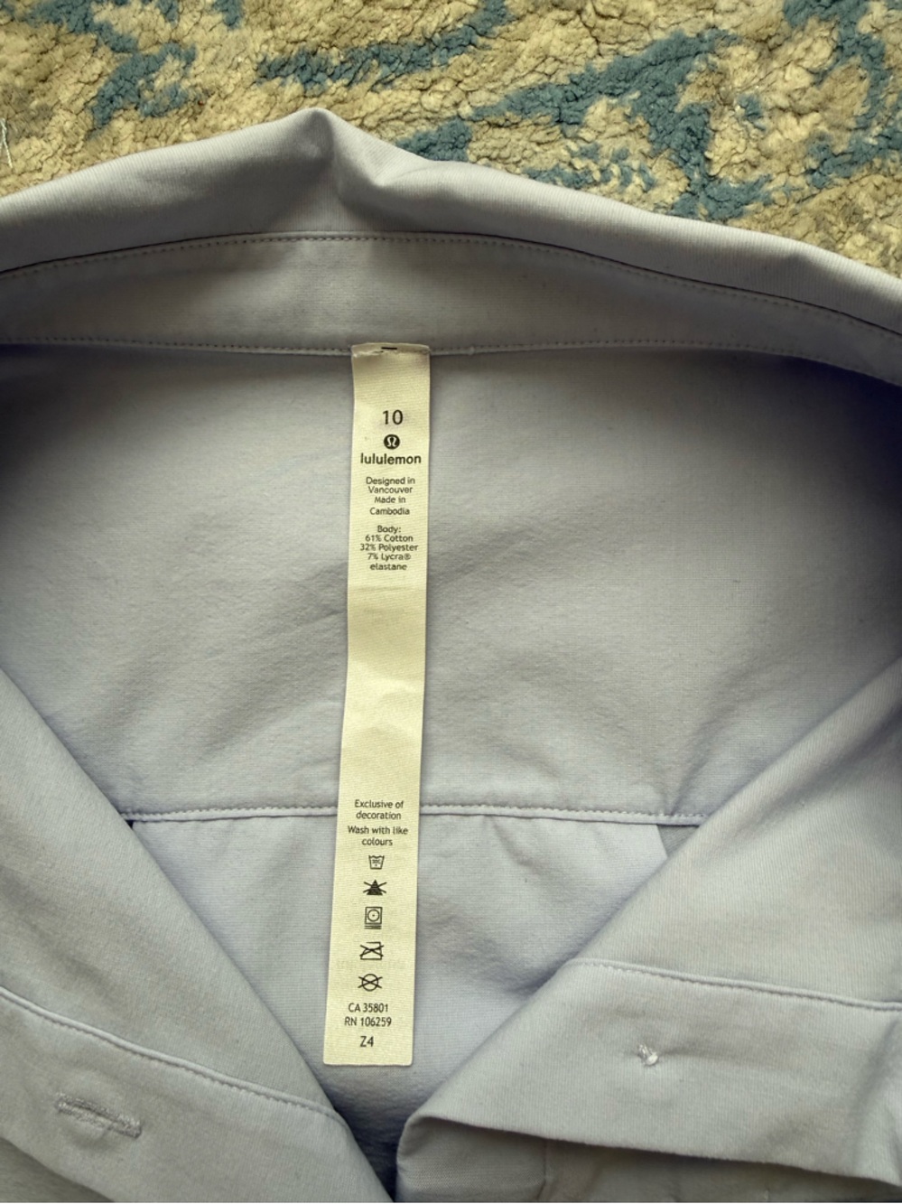 Lululemon Full Day Ahead Shirt Serene Blue - Picture 12 of 13